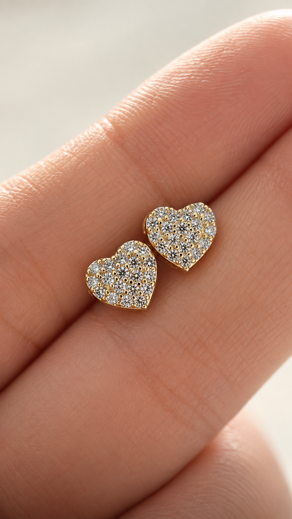 Juego corazones pavé