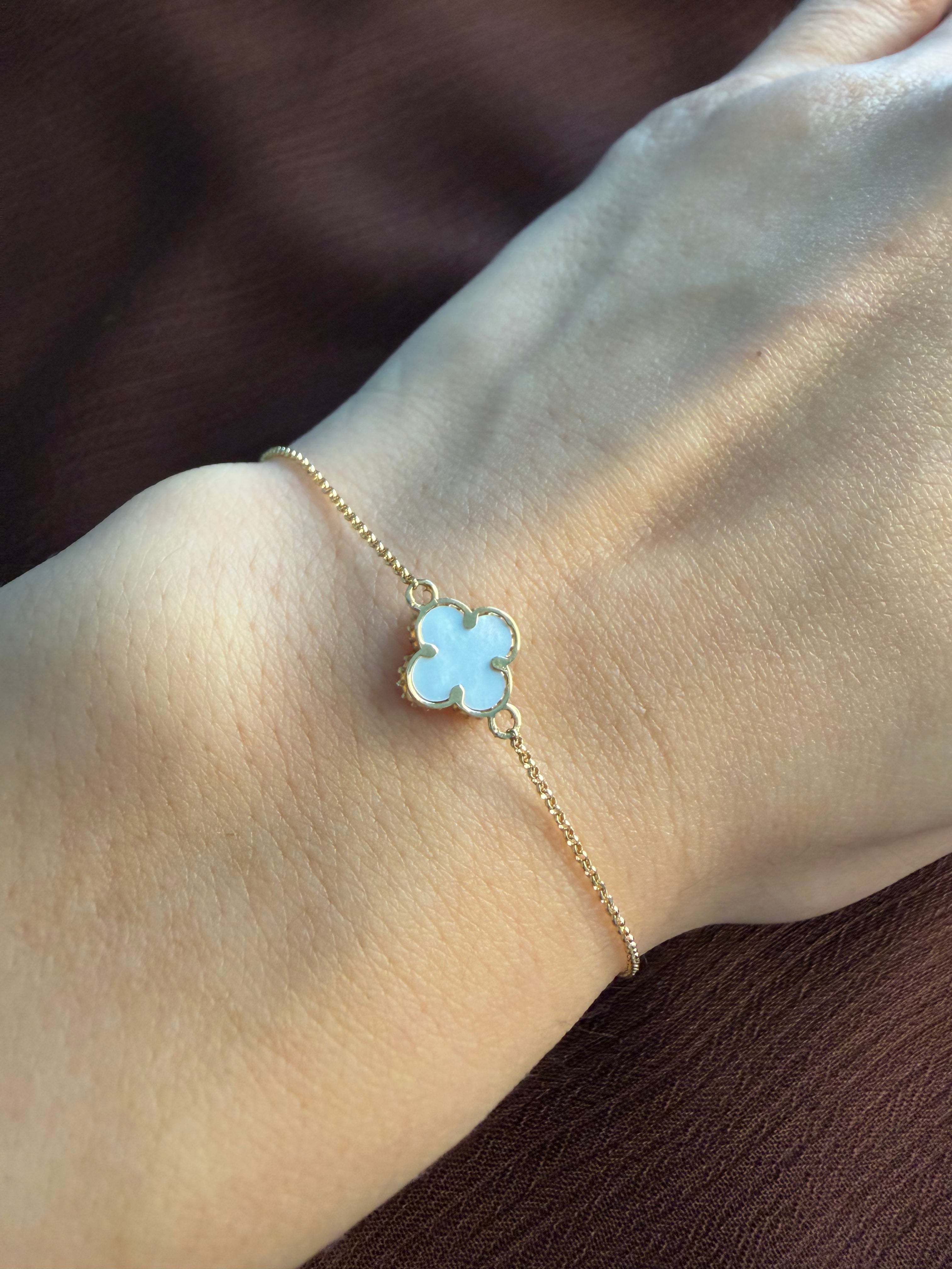 Pulsera Trebol Paz