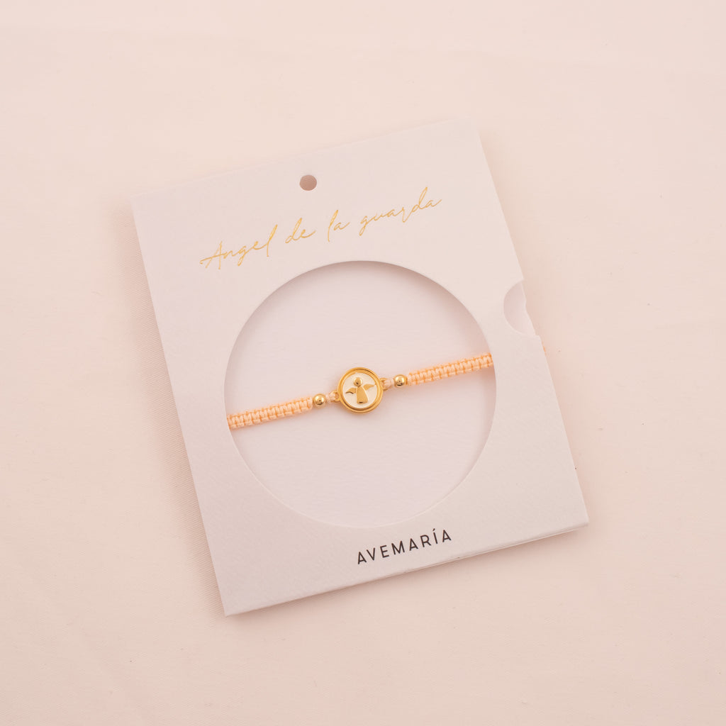 Pulsera Ángel De La Guarda + Empaque Especial