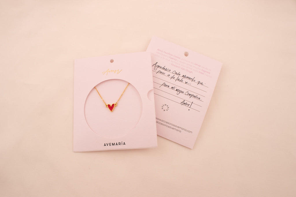 Collar Amor + Empaque Especial