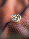 Anillo Doble Corazón Lumière