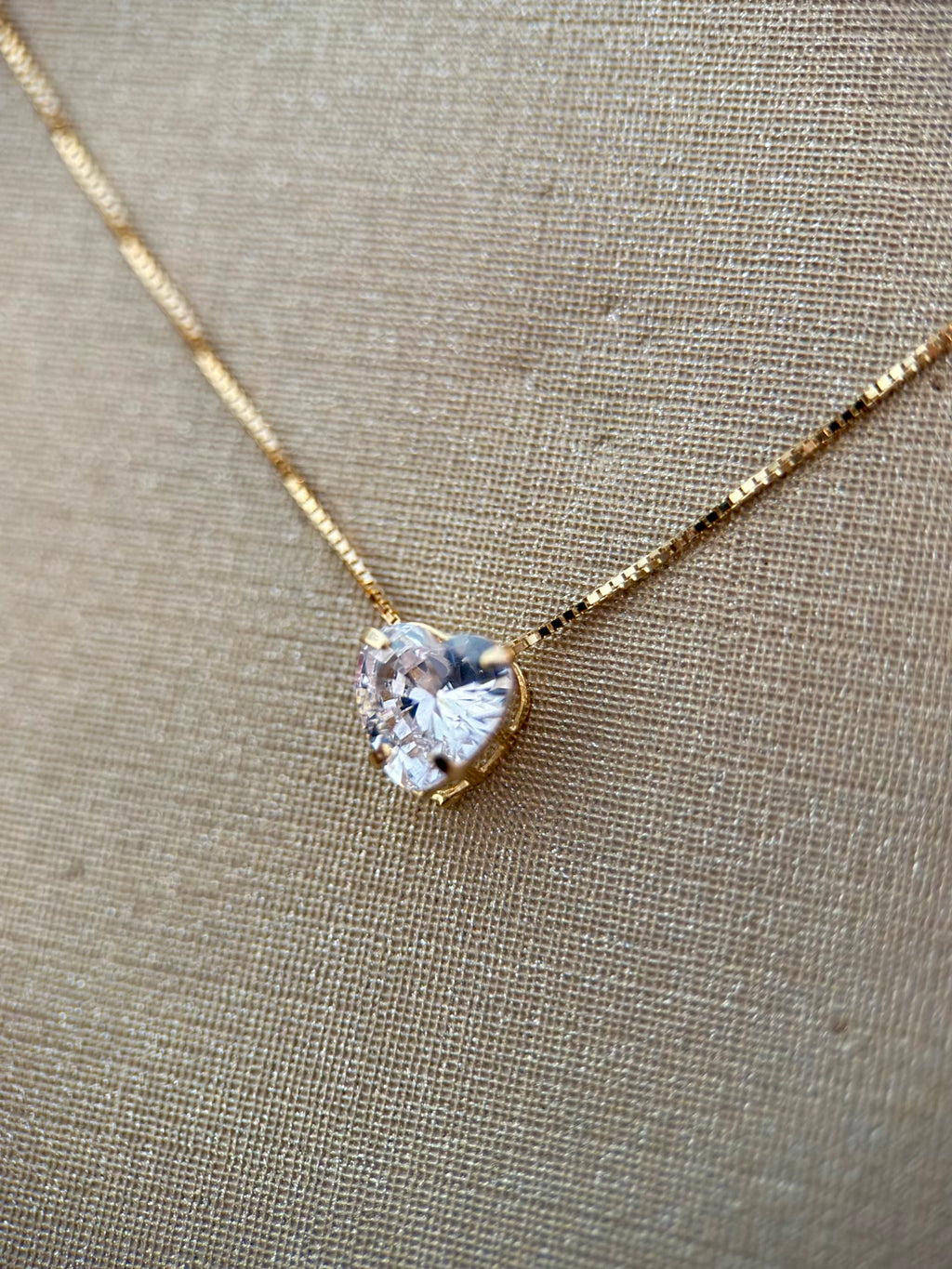 Collar Crystal Heart