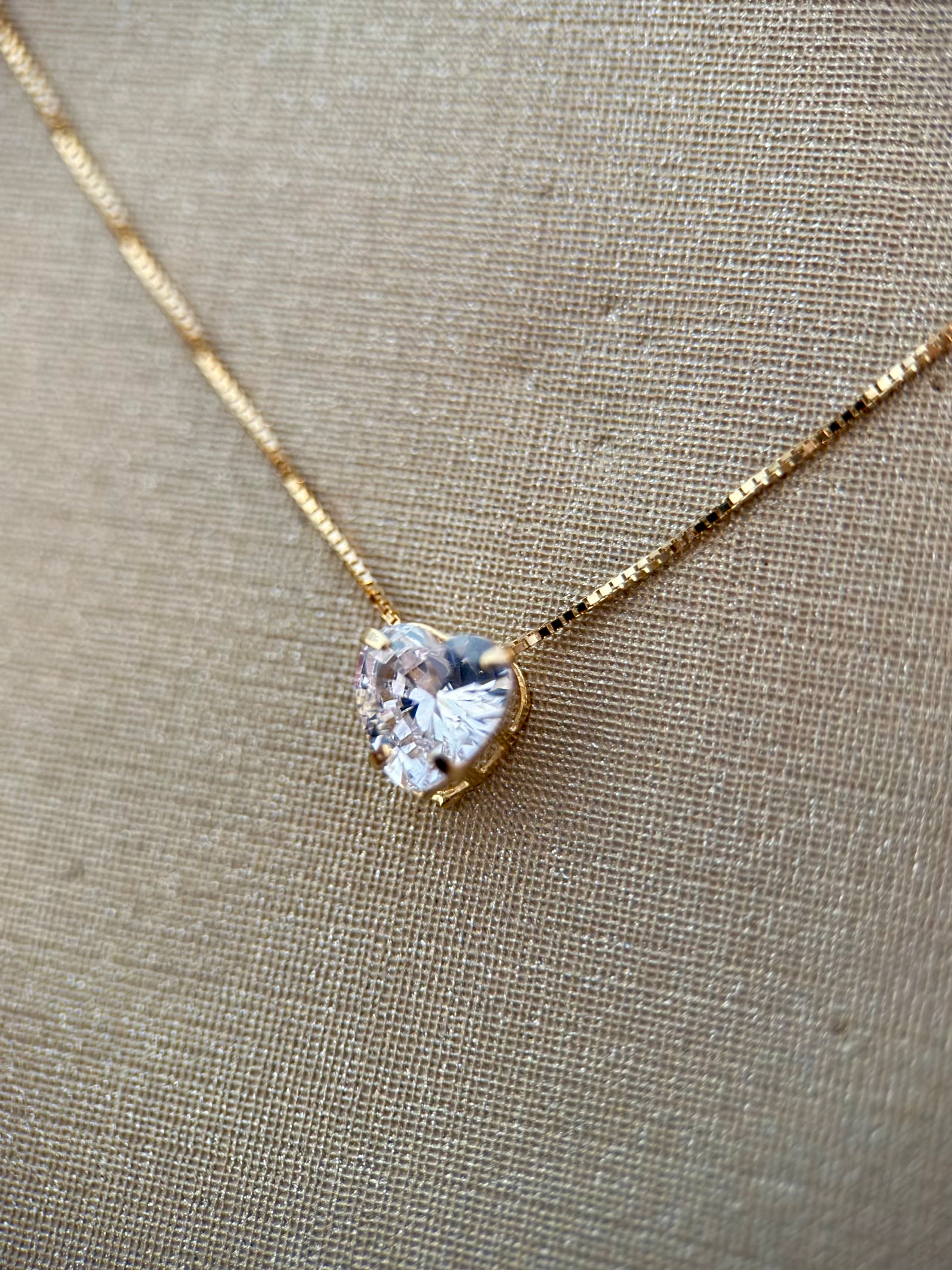 Collar Crystal Heart
