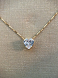 Collar Crystal Heart