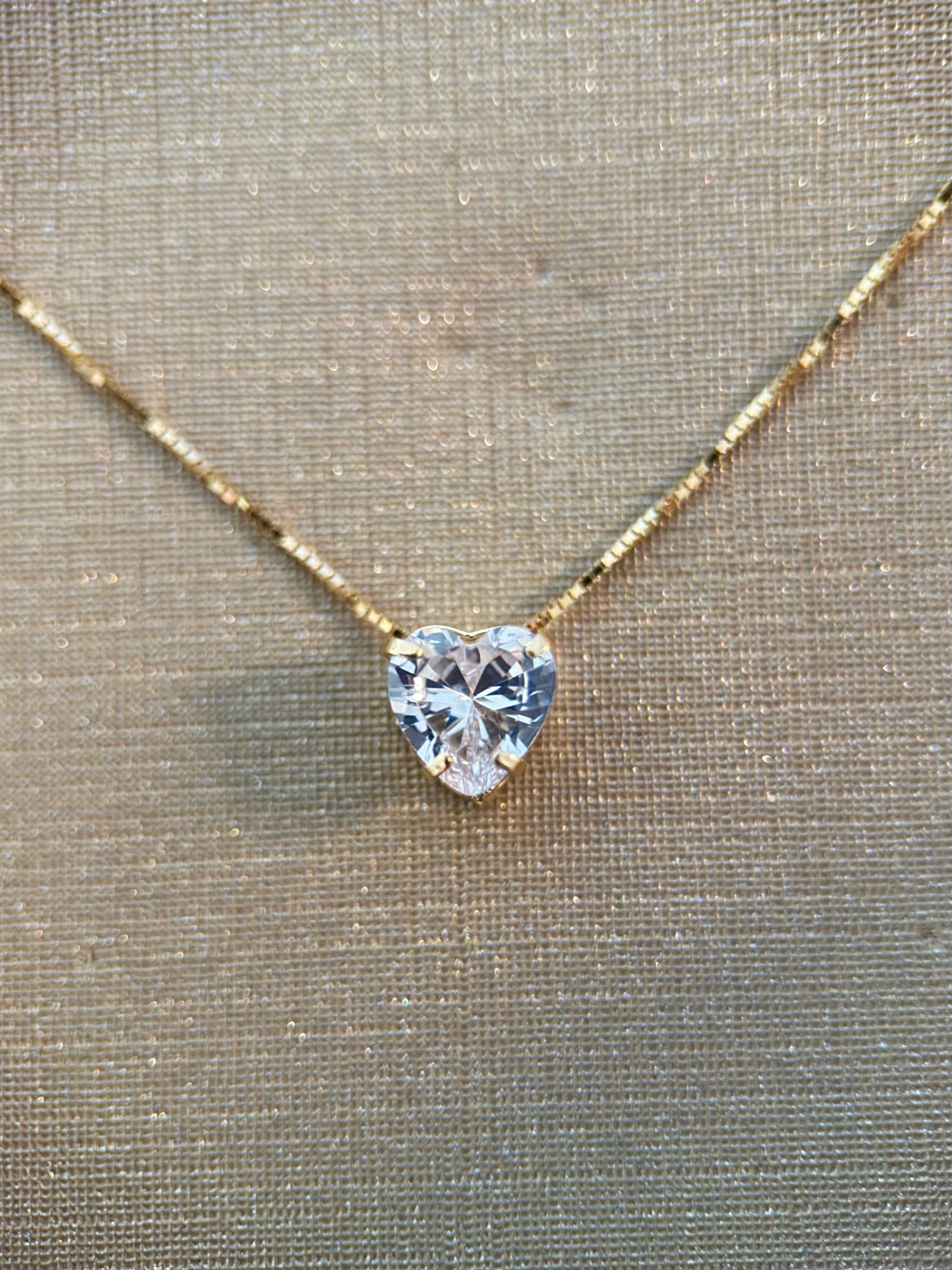 Collar Crystal Heart