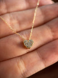 Collar Corazón Pavé Lumière