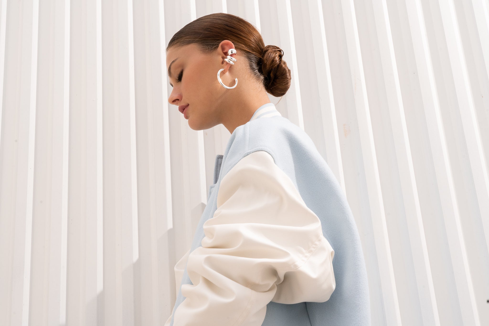 Set *4 Aretes The Trend + earcuff